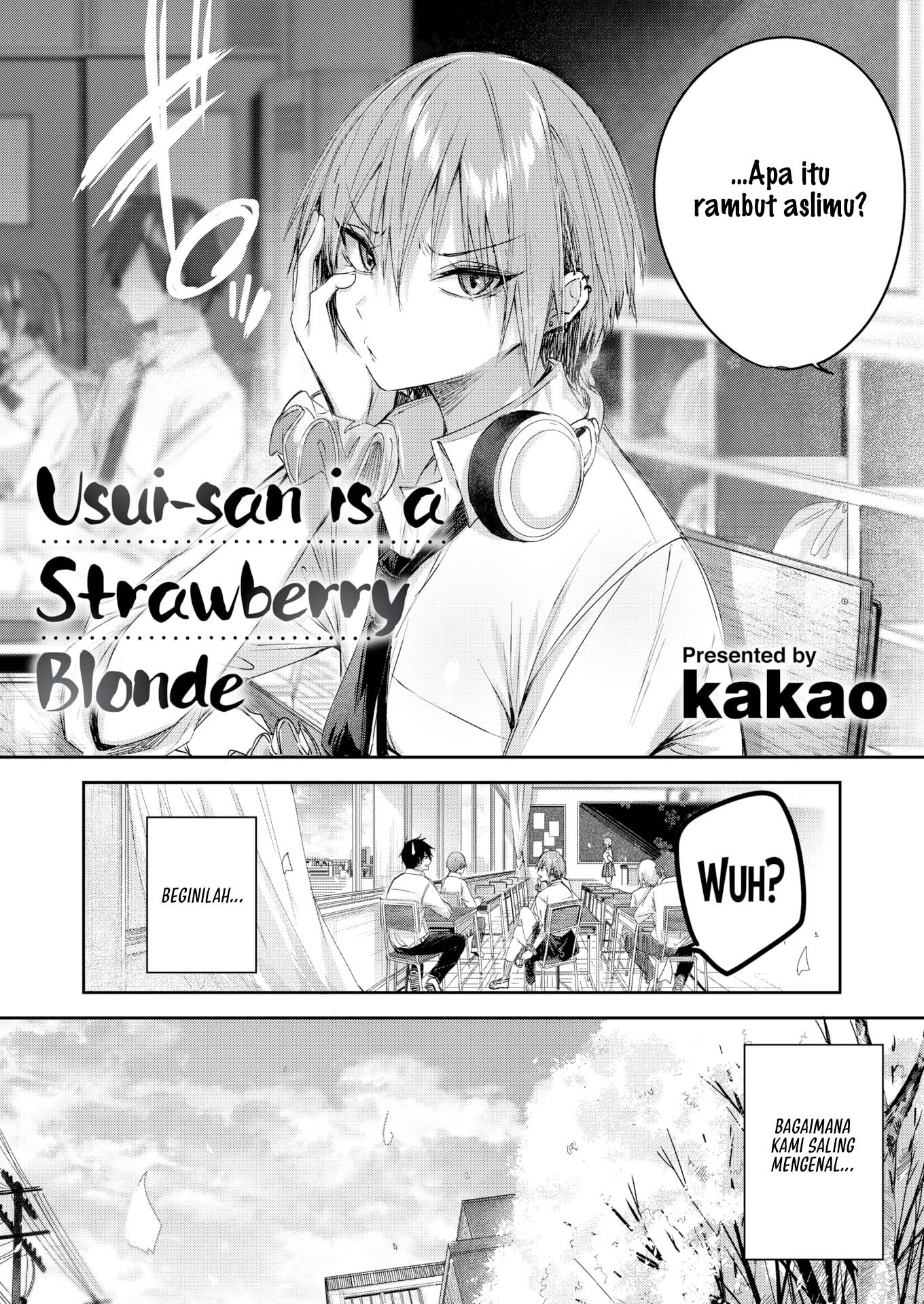 Usui-san is a Strawberry Blonde - Chapter 1 3