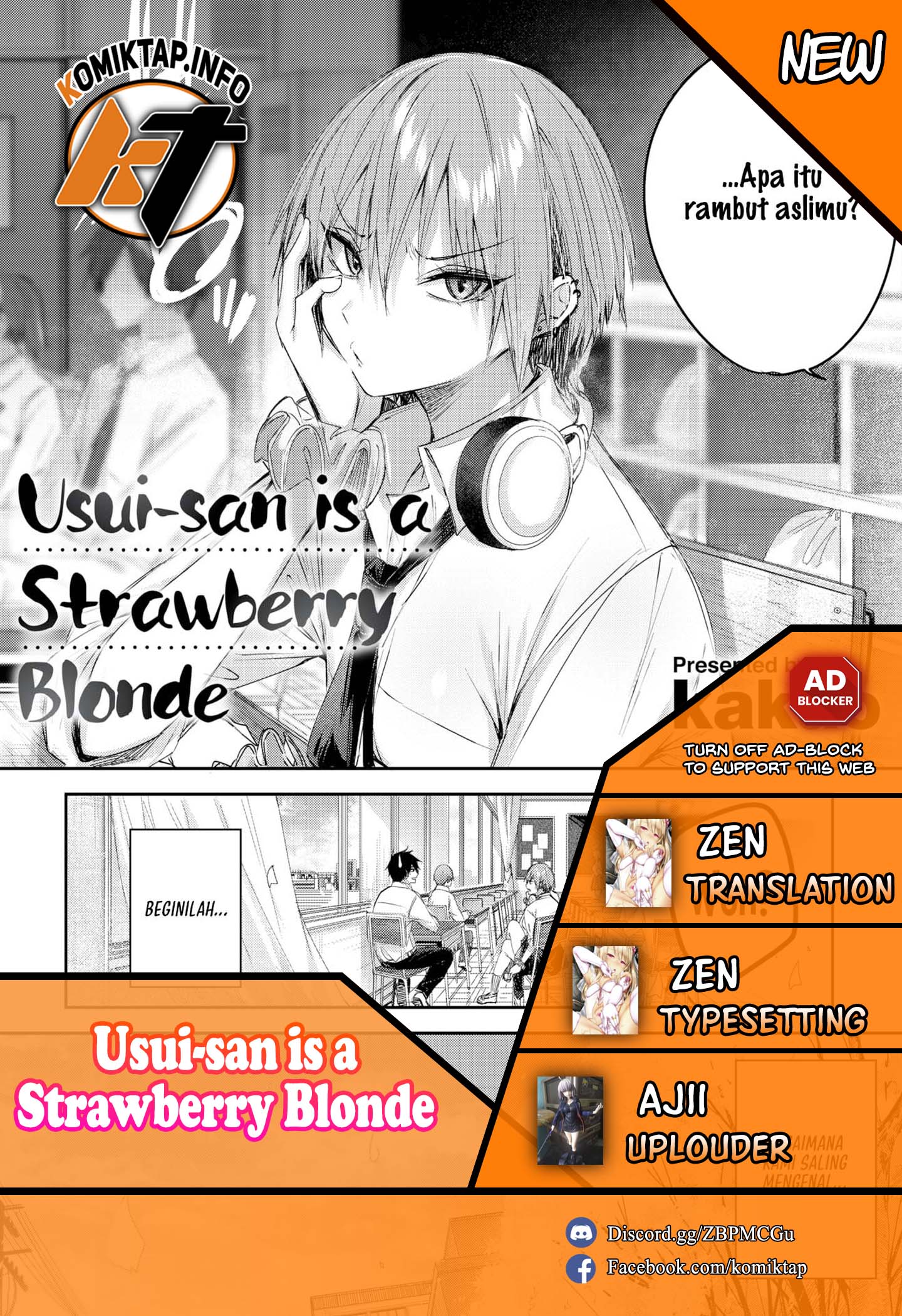 Usui-san is a Strawberry Blonde - Chapter 1 1