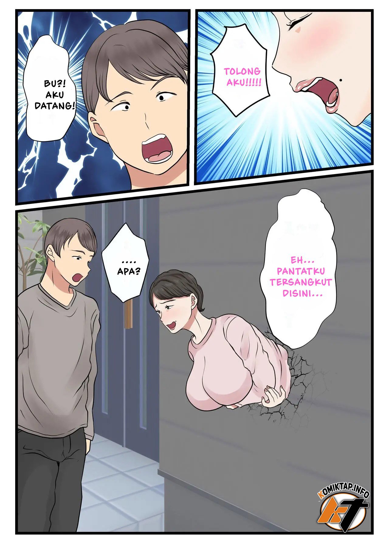 Haha ga kabe ni hamatte ugokenakattanode - Chapter 1 9