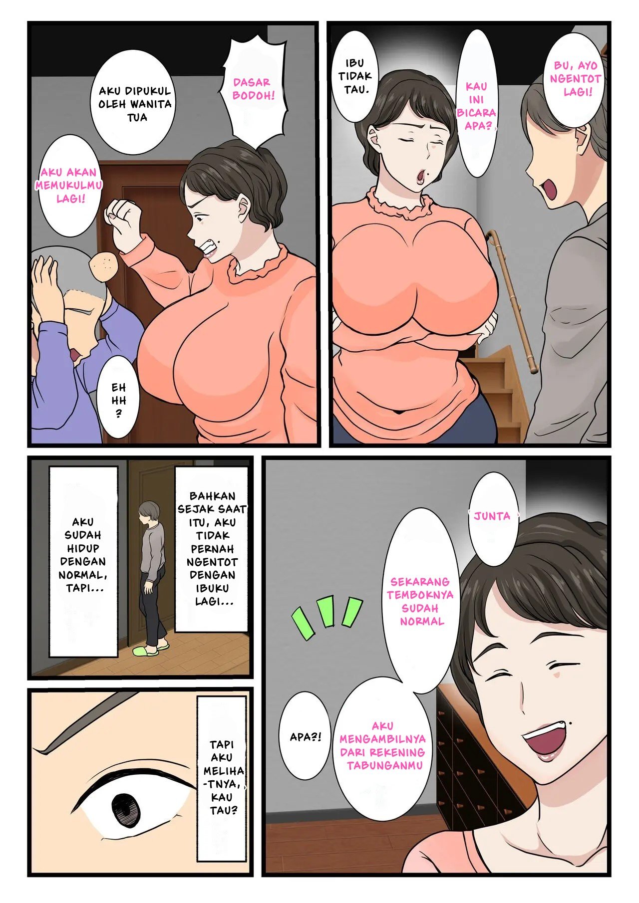 Haha ga kabe ni hamatte ugokenakattanode - Chapter 1 38