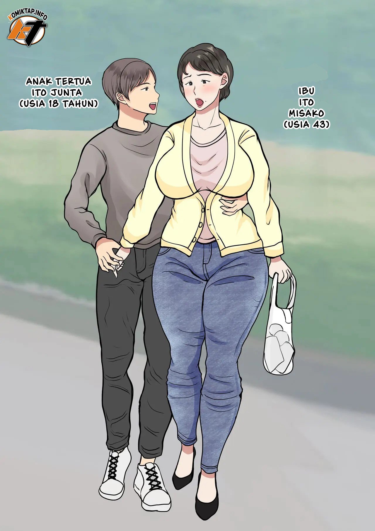 Haha ga kabe ni hamatte ugokenakattanode - Chapter 1 3