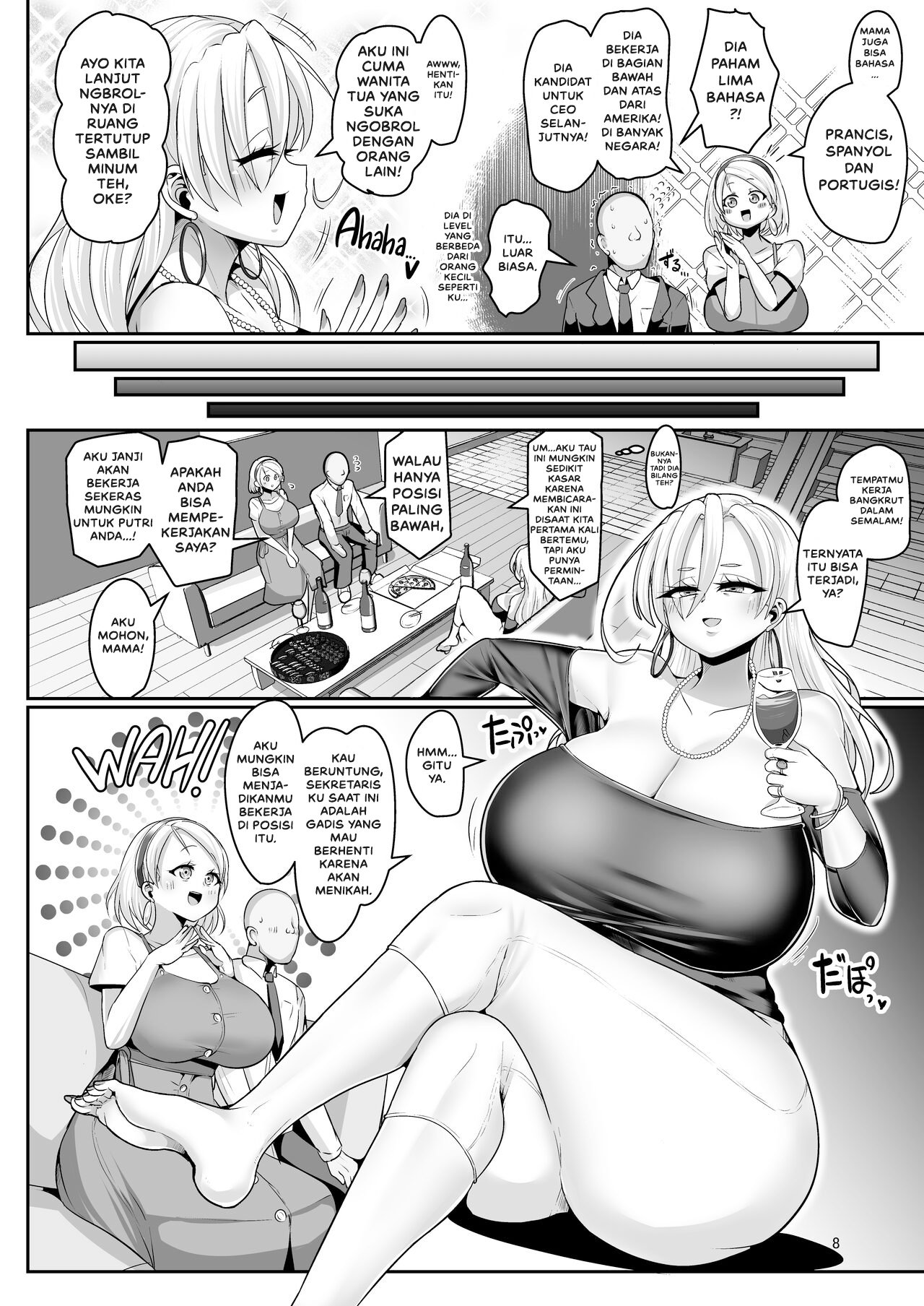 H Daisuki Kinpatsu Hakujin Bakunyuu Ryuugakusei ga Tonari no Heya ni Hikkoshite Kita! - Chapter 2 10